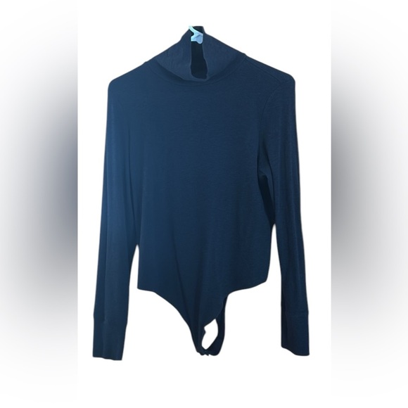 Aerie Long Sleeve Black Bodysuit | Size XL | Sleek Minimalist Staple mob wife - Picture 1 of 5